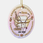 Décoration En Céramique Infirmière cool Sepia (Droite)