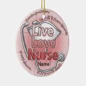 Décoration En Céramique infirmière d'amour en direct (Droite)