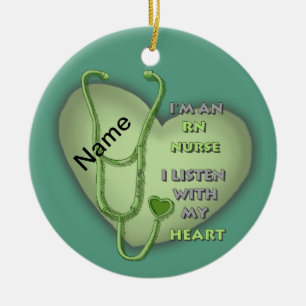 Décoration En Céramique Infirmière diplômée RN Infirmière autorisée