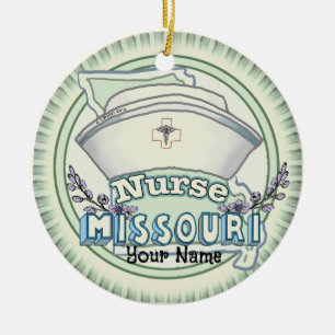 Décoration En Céramique Infirmière du Missouri
