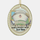 Décoration En Céramique Infirmière du Nebraska (Droite)