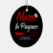 Décoration En Céramique Infirmière en cours École de soins infirmiers Aven (Droite)