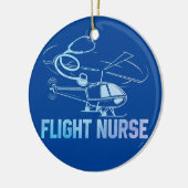 Décoration En Céramique Infirmière en vol Praticien de battement cardiaque (Gauche)