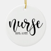 Décoration En Céramique Infirmière Est Année sur mesure Étudiante Infirmiè (Devant)