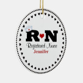 Décoration En Céramique Infirmière et infirmière casquette (Droite)