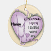 Décoration En Céramique infirmière exceptionnelle de Purple Heart (Gauche)