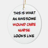 Décoration En Céramique infirmière, géniale (Gauche)