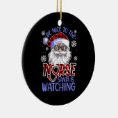 Décoration En Céramique Infirmière Noël - Soyez gentil Avec L'Infirmière P (Droite)