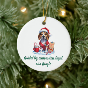 Décoration En Céramique Infirmière personnalisée Amoureux des chiens Beagl
