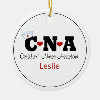 Décoration En Céramique Infirmière personnalisée CNA