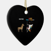 Décoration En Céramique Infirmière Praticien Unicorn Dancing Pole (Droite)