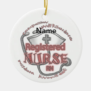 Décoration En Céramique infirmière RN axiome