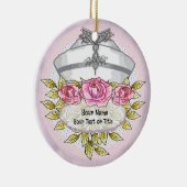 Décoration En Céramique infirmière rose (Droite)