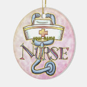 Décoration En Céramique Infirmière stéthoscope (Gauche)