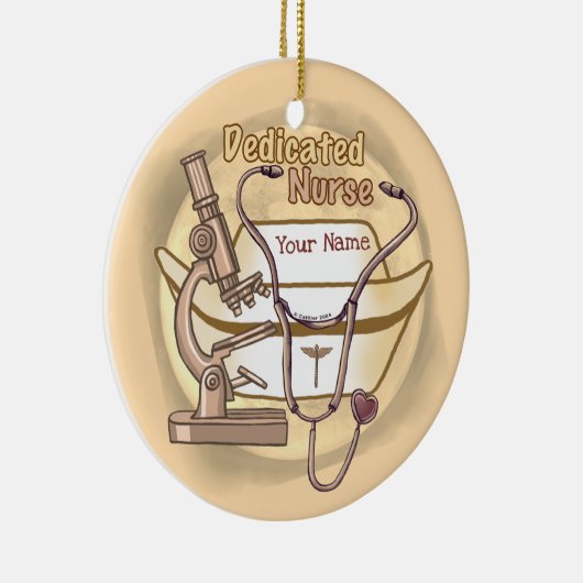 Décoration En Céramique infirmière très dévouée (Droite)