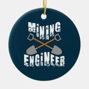 Décoration En Céramique Ingénieur des mines pelles croisées