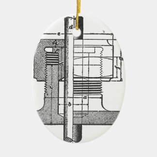 Décoration En Céramique Ingénieur mécanique antique d'outil