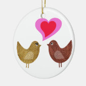 Décoration En Céramique Inséparables (Gauche)