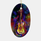 Décoration En Céramique instrument de guitare (Droite)