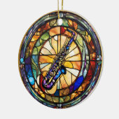 Décoration En Céramique Instrument de musique saxophone (Gauche)