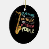 Décoration En Céramique Instrument Saxophone Pour Saxophoniste Intelligent (Droite)