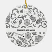 Décoration En Céramique Instruments de musique personnalisés Accessoires d (Devant)