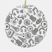 Décoration En Céramique Instruments de musique personnalisés Accessoires d (Dos)