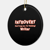 Décoration En Céramique Introvert Writer (Gauche)