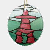 Décoration En Céramique Inukshuk (Gauche)