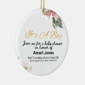 Décoration En Céramique Invitation baby shower (Droite)