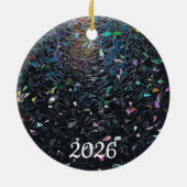 Décoration En Céramique Iridescent Abstract Stained Glass Pattern (Dos)