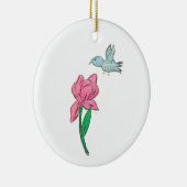 Décoration En Céramique Iris rose (Droite)