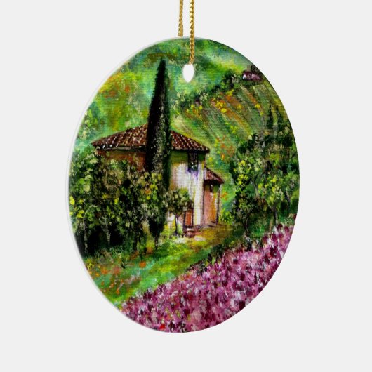 DÉCORATION EN CÉRAMIQUE IRISES EN TOSCANE (Droite)