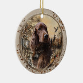 Décoration En Céramique  Irish  Setter (Droite)