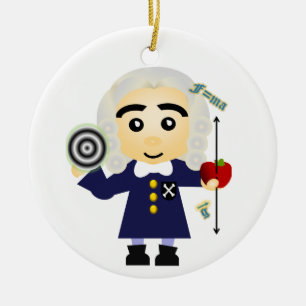 Décoration En Céramique Isaac Newton