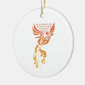 Décoration En Céramique Isaiah 61 Phoenix Oval Ceramic Ornament (Gauche)