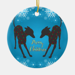 Décoration En Céramique Italian Greyhound