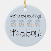 Décoration En Céramique It's A Boy (Dos)