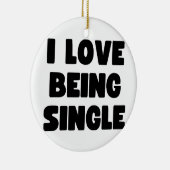 Décoration En Céramique J'adore être célibataire (Droite)