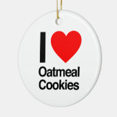 Décoration En Céramique j'adore les biscuits à l'avoine (Gauche)