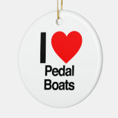 Décoration En Céramique j'adore les pédalos (Gauche)