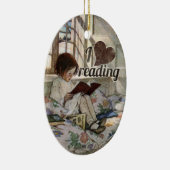 Décoration En Céramique J'adore lire (Droite)