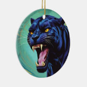 Décoration En Céramique Jaguar - Panthère noire (Droite)