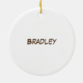 Décoration En Céramique J'ai balancé aujourd'hui Emoji avec le nom sur l'a (Dos)