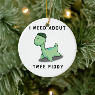 DÉCORATION EN CÉRAMIQUE J'AI BESOIN DE FIDDDY D'ARBRE - LOCH NESS MONSTER
