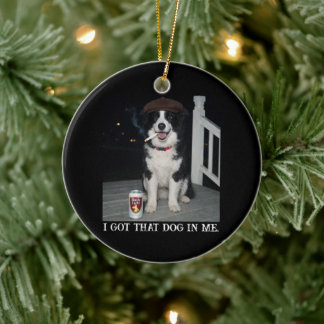 Décoration En Céramique J'ai Ce Chien En Moi, Mème Amusant de Border Colli