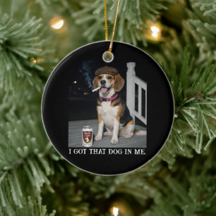Décoration En Céramique J'ai Ce Chien En Moi, Personnalité Drôle De Beagle