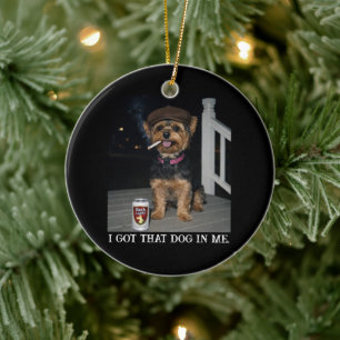 Décoration En Céramique J'ai Ce Chien En Moi, Personnalité Drôle De Yorkie