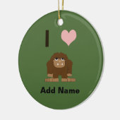 Décoration En Céramique J'ai du coeur (Gauche)