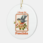 Décoration En Céramique J'ai mis les fascistes au poing (Gauche)